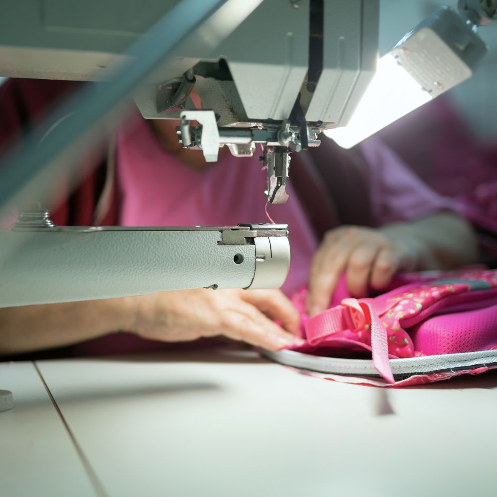 Ateliê da Jô - Interior do espaço de costura no SCS Asa Sul